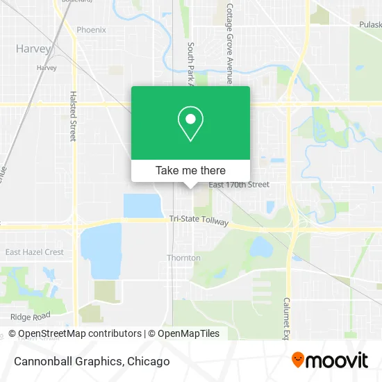 Cannonball Graphics map