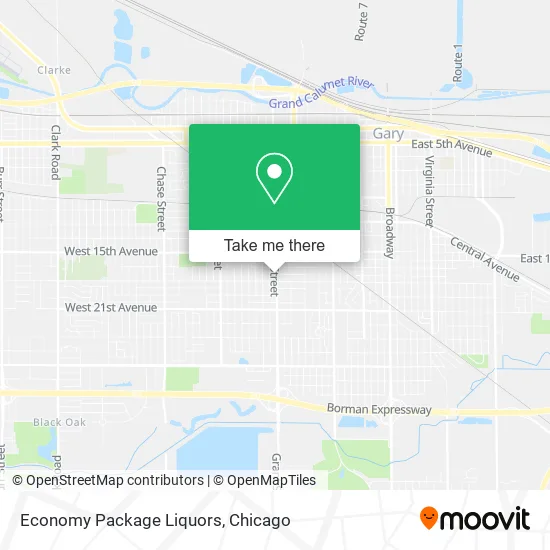 Economy Package Liquors map