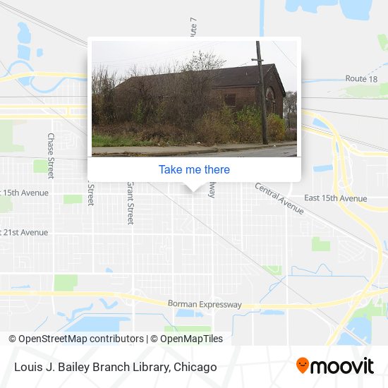 Louis J. Bailey Branch Library map