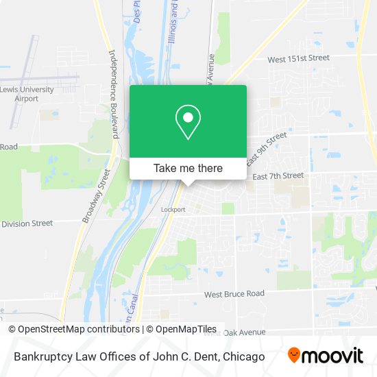 Bankruptcy Law Offices of John C. Dent map