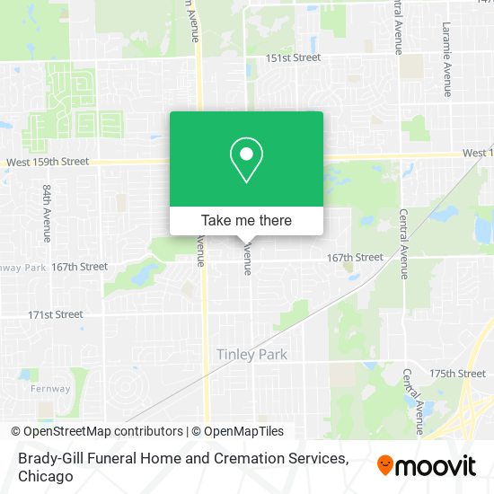 Brady-Gill Funeral Home and Cremation Services map