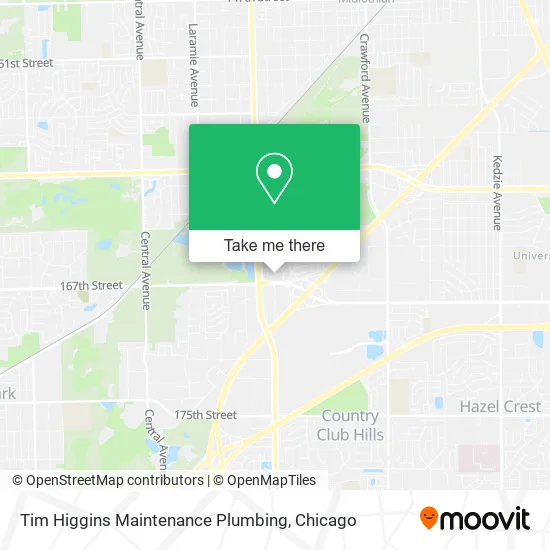 Tim Higgins Maintenance Plumbing map