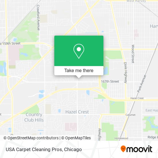 USA Carpet Cleaning Pros map