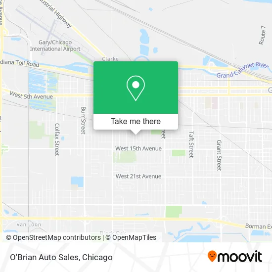 Mapa de O'Brian Auto Sales