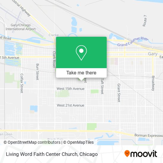 Living Word Faith Center Church map