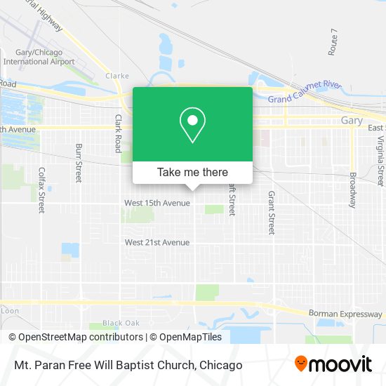 Mapa de Mt. Paran Free Will Baptist Church