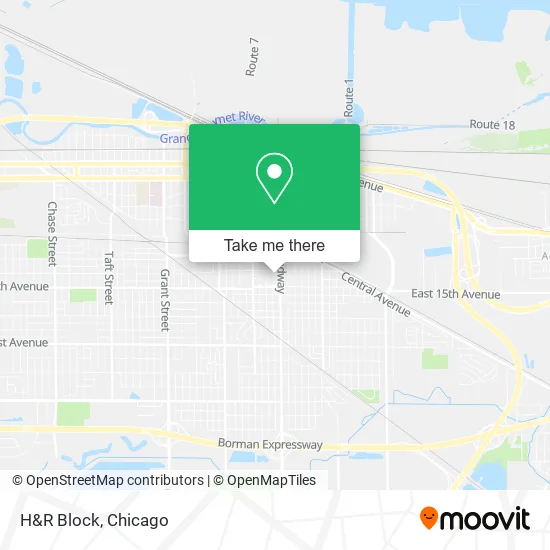 H&R Block map