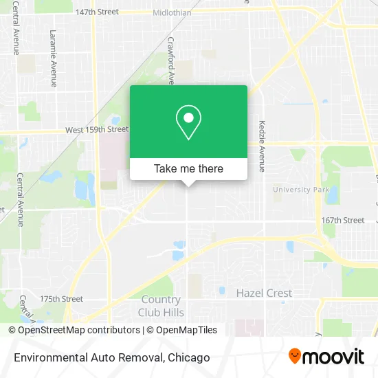 Environmental Auto Removal map