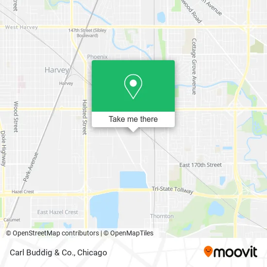 Carl Buddig & Co. map