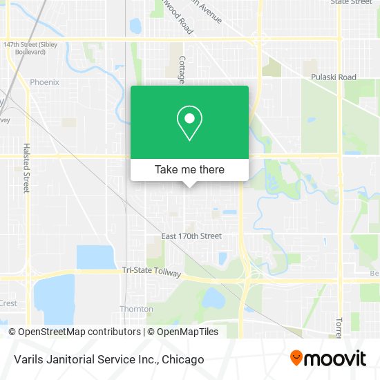Mapa de Varils Janitorial Service Inc.