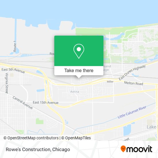 Rowe's Construction map