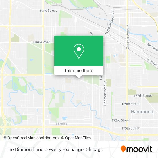 Mapa de The Diamond and Jewelry Exchange