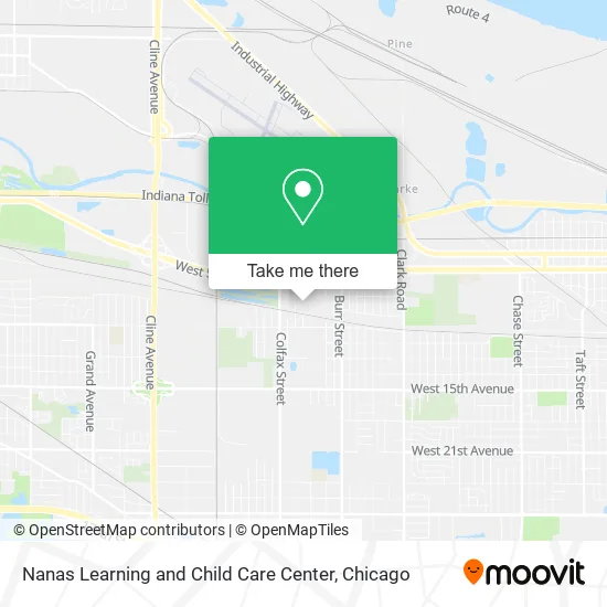 Mapa de Nanas Learning and Child Care Center