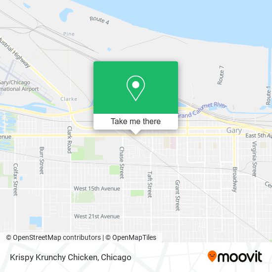 Krispy Krunchy Chicken map