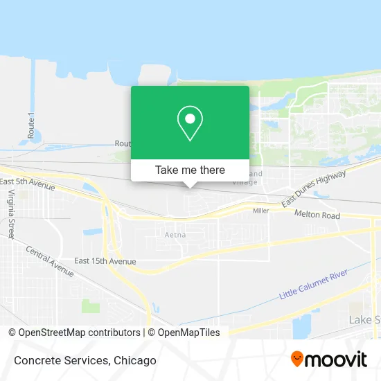 Concrete Services map