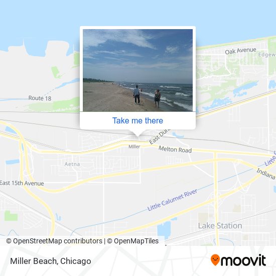 Mapa de Miller Beach