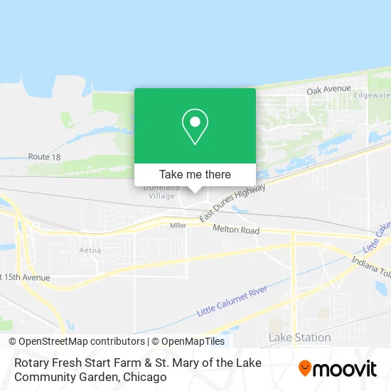 Rotary Fresh Start Farm & St. Mary of the Lake Community Garden map