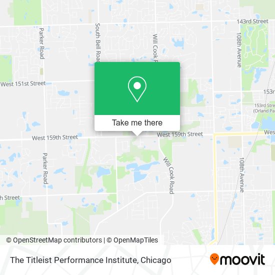 The Titleist Performance Institute map