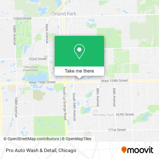 Pro Auto Wash & Detail map