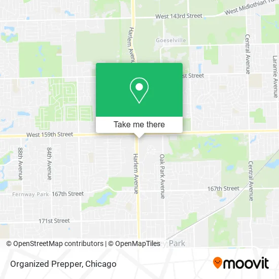 Organized Prepper map