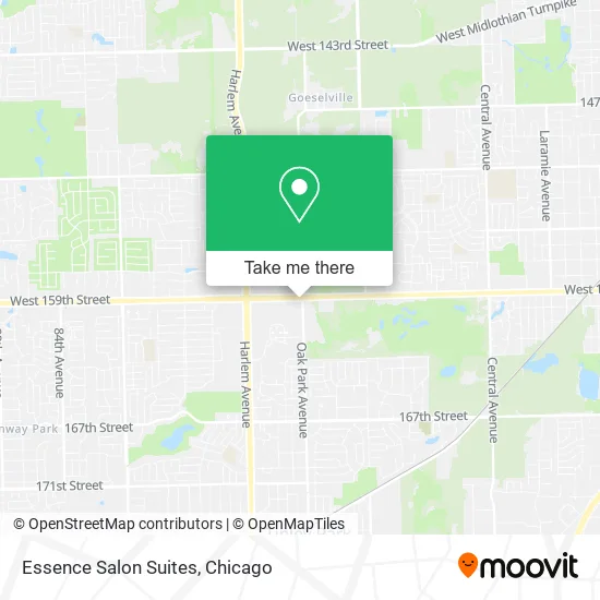 Essence Salon Suites map