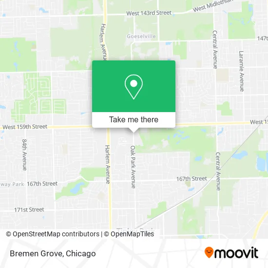 Bremen Grove map