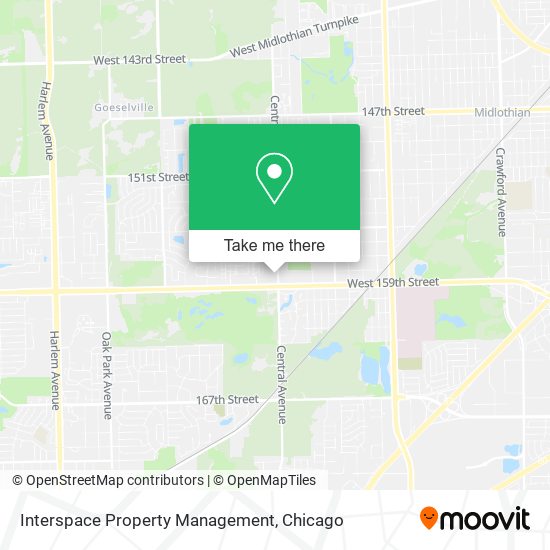 Interspace Property Management map