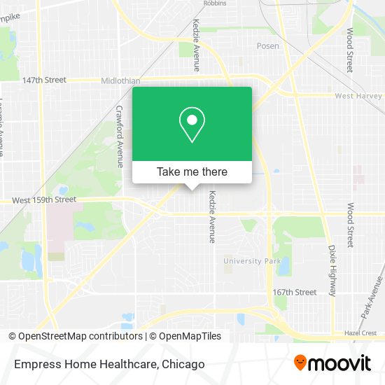 Empress Home Healthcare map