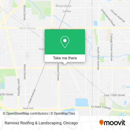 Ramirez Roofing & Landscaping map