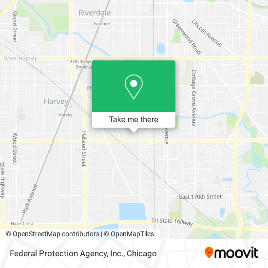 Federal Protection Agency, Inc. map