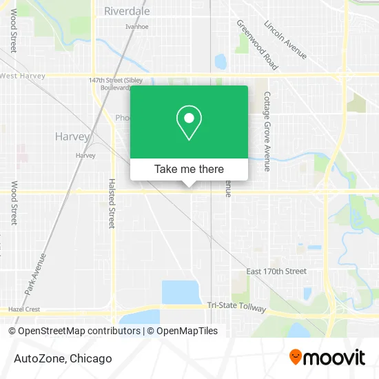 AutoZone map
