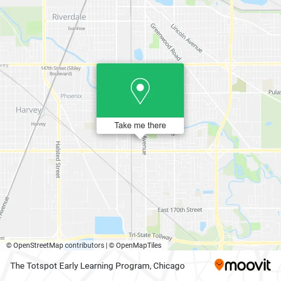 The Totspot Early Learning Program map