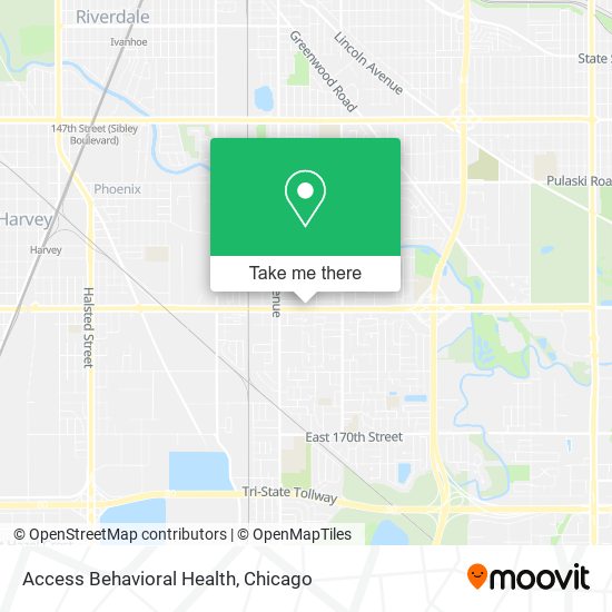 Access Behavioral Health map