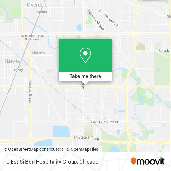 C'Est Si Bon Hospitality Group map