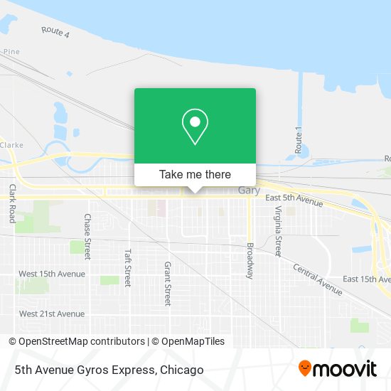 Mapa de 5th Avenue Gyros Express