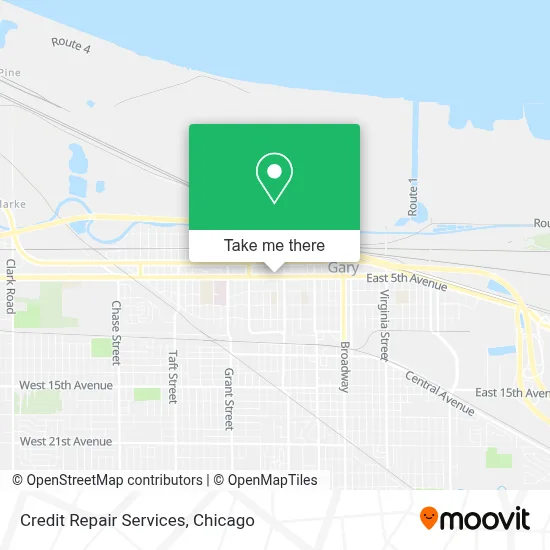 Credit Repair Services map