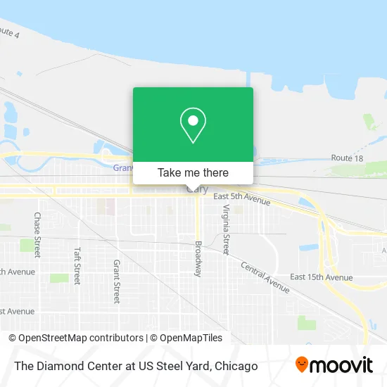 The Diamond Center at US Steel Yard map