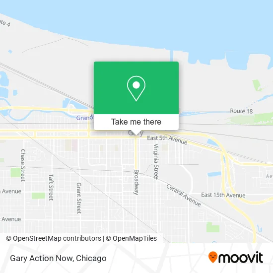Gary Action Now map