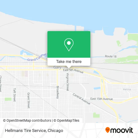 Hellmans Tire Service map