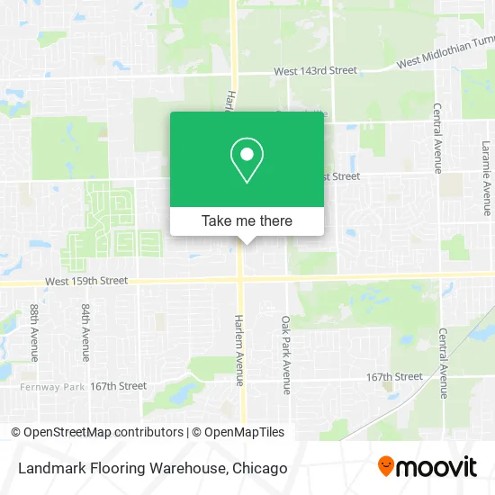 Landmark Flooring Warehouse map