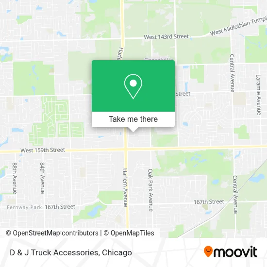 D & J Truck Accessories map