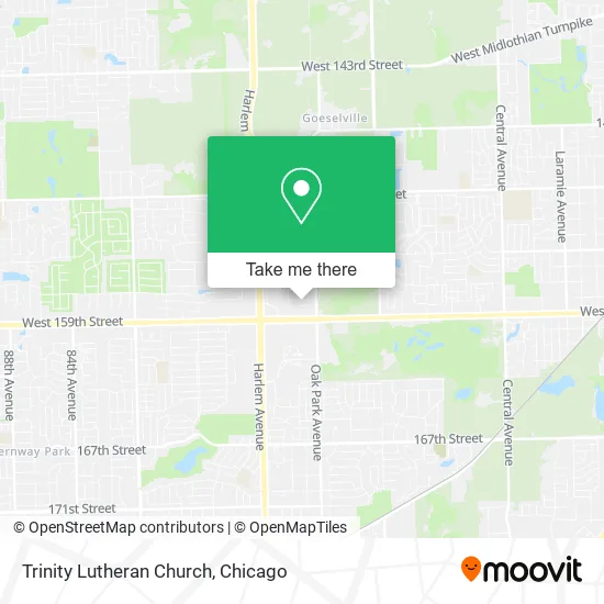 Trinity Lutheran Church map