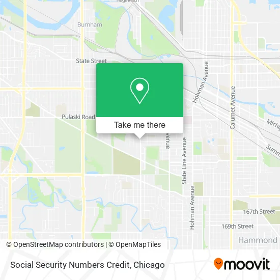 Mapa de Social Security Numbers Credit