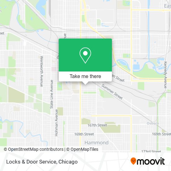 Locks & Door Service map