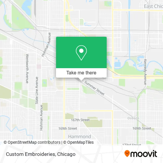 Custom Embroideries map