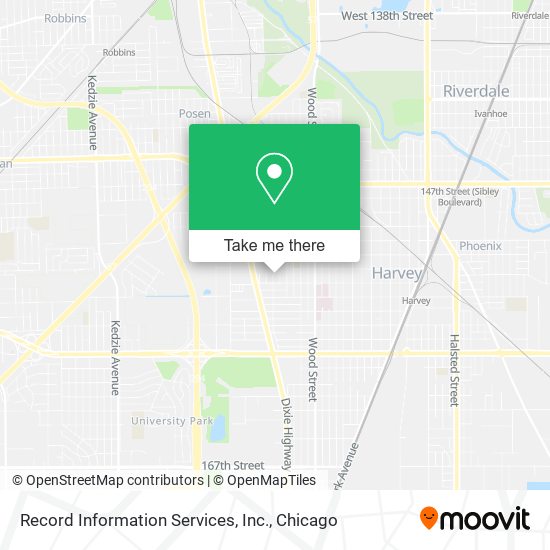 Record Information Services, Inc. map