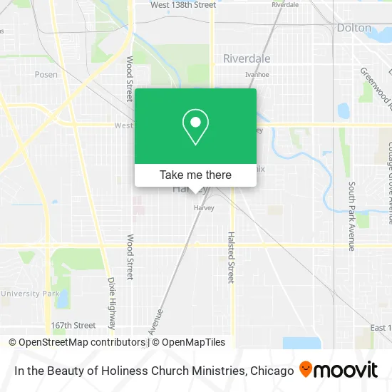 In the Beauty of Holiness Church Ministries map