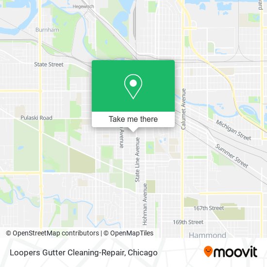 Mapa de Loopers Gutter Cleaning-Repair