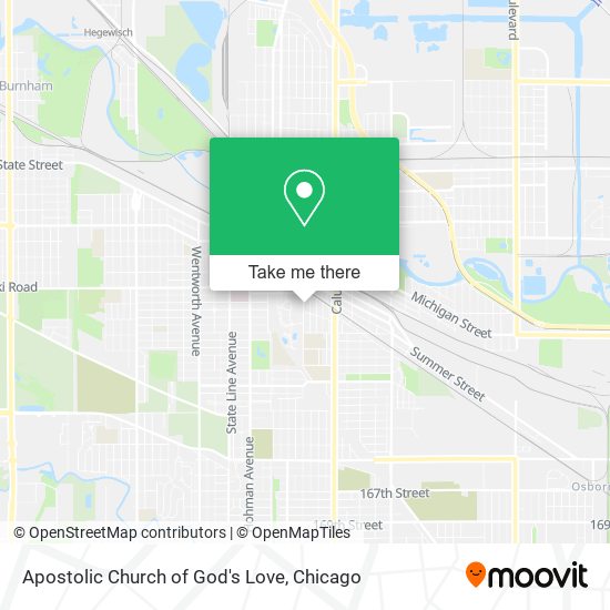 Mapa de Apostolic Church of God's Love