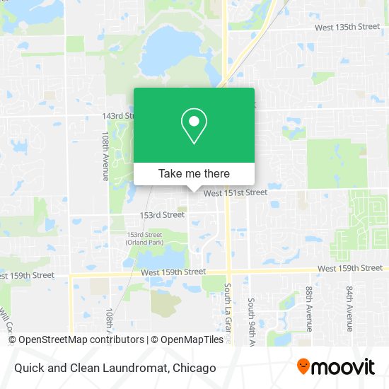 Mapa de Quick and Clean Laundromat